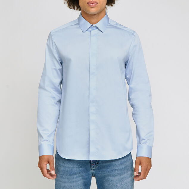 Chemise bleue