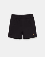 Load image into Gallery viewer, Black-Kids-Organic-Cotton-Fleece-Short
