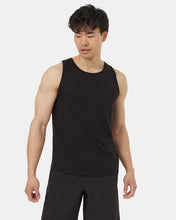 Load image into Gallery viewer, Black-Scoop-Neck-Lightweight-Tank
