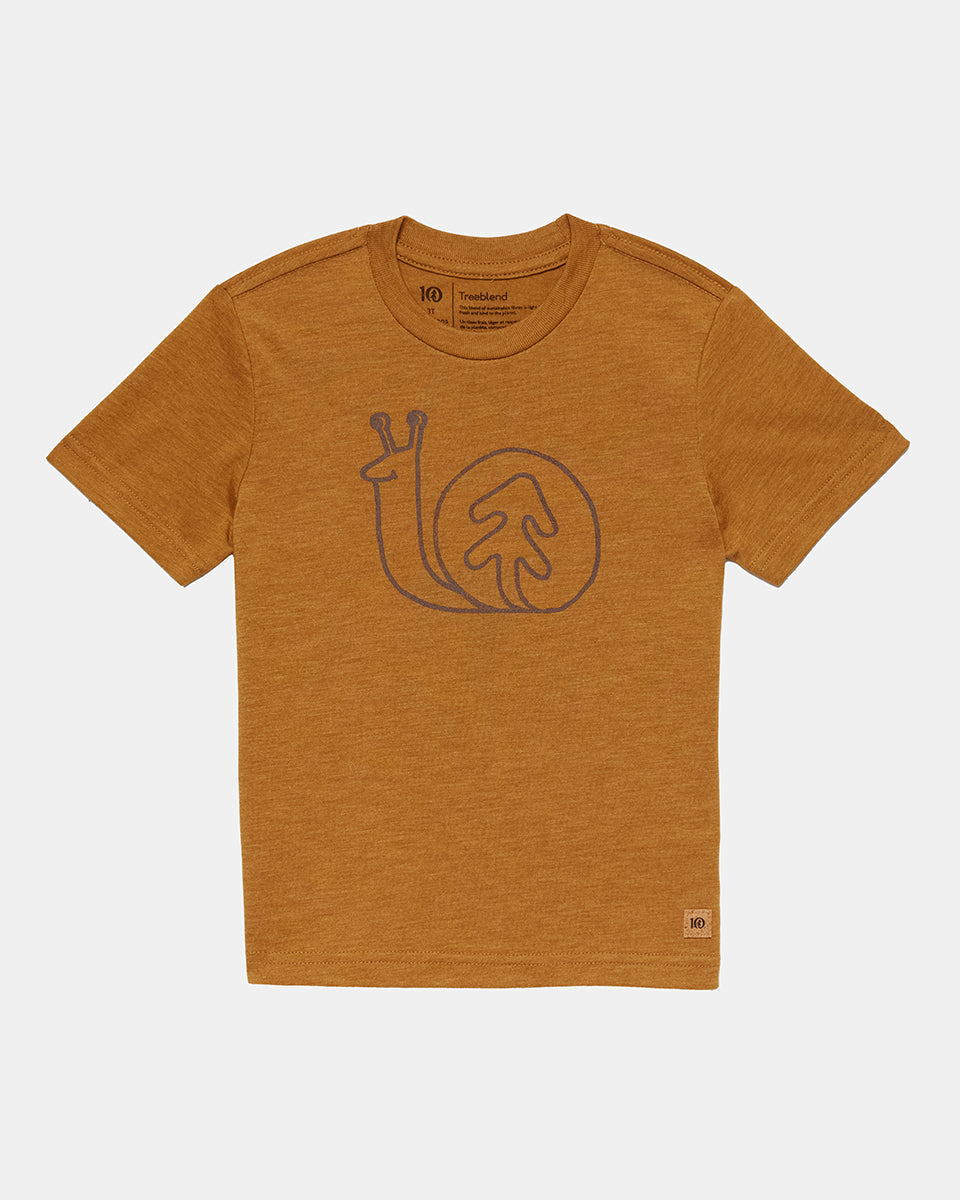 Brown-Eco-Friendly-Crew-Neck-Graphic-T-Shirt