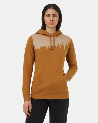 Brown-Womens-Graphic-Pullover-Hoodie