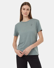 Load image into Gallery viewer, Green-Embroidery-Graphic-Tee
