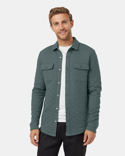 Green-Mens-Longsleeve-Shirt-Jacket