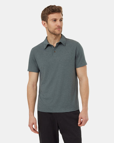 Green-Mens-Short-Sleeve-Polo-Neck-T-Shirt